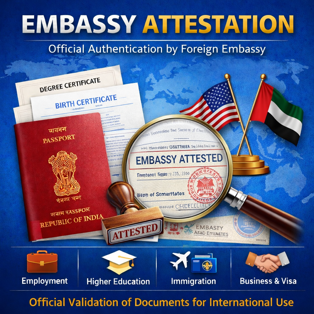 Embassy / Consulate Attestation