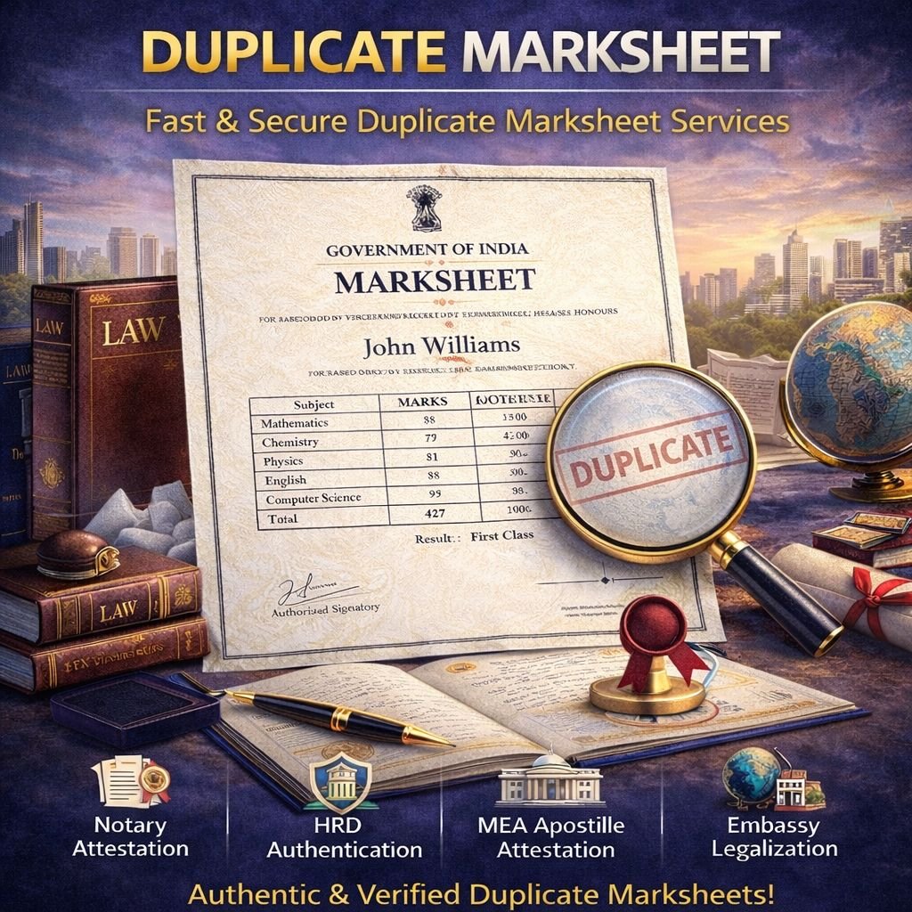 Duplicate Marksheet